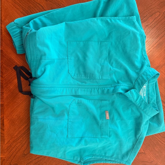 Figs teal jumpsuit size small - Picture 3 of 4